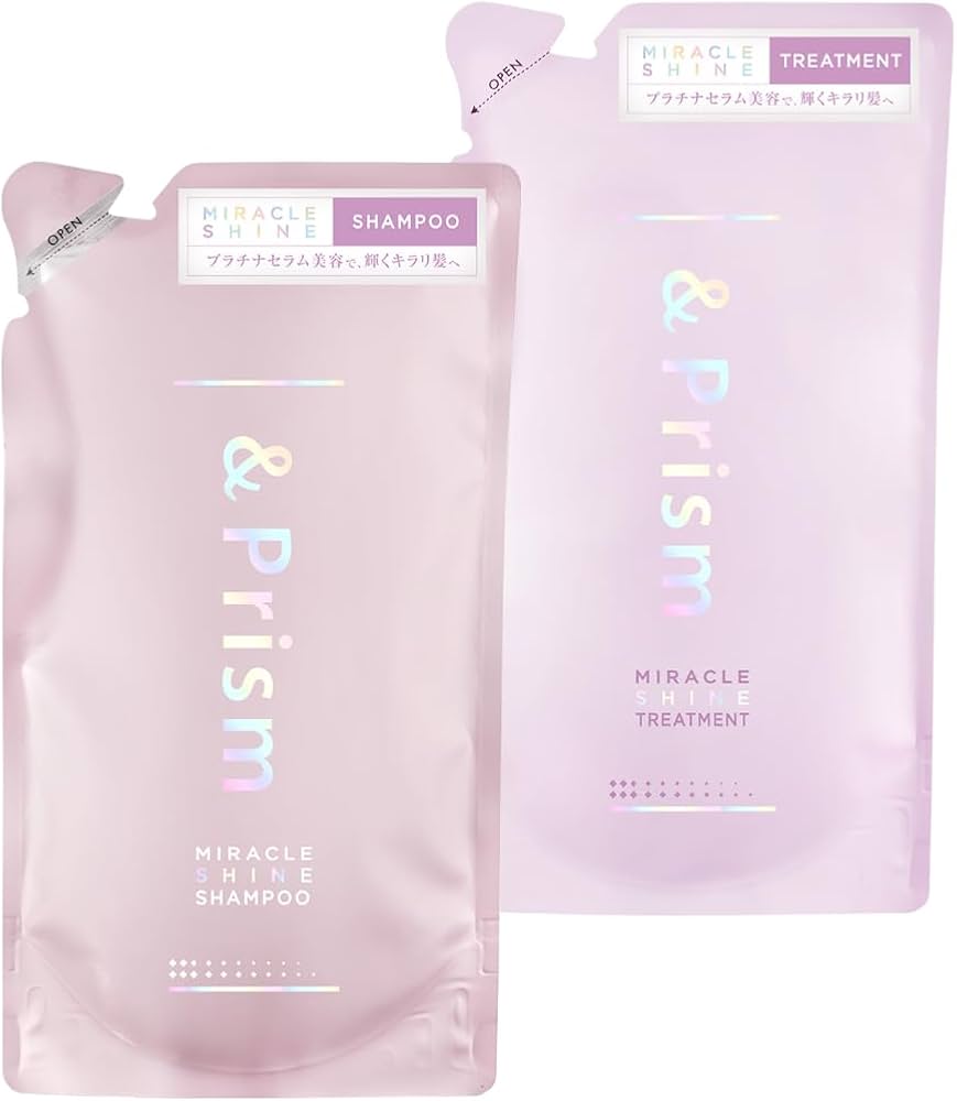 アンドプリズム ミラクル シャイン シャンプー＆ヘアトリートメント ペアセット prism_Shampoo.png?v=1661295422